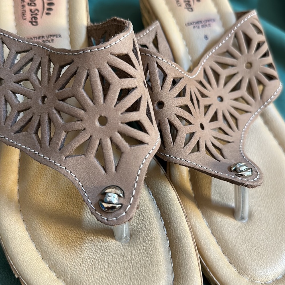 Spring Step Wedged Sandal - Picture 2 of 4